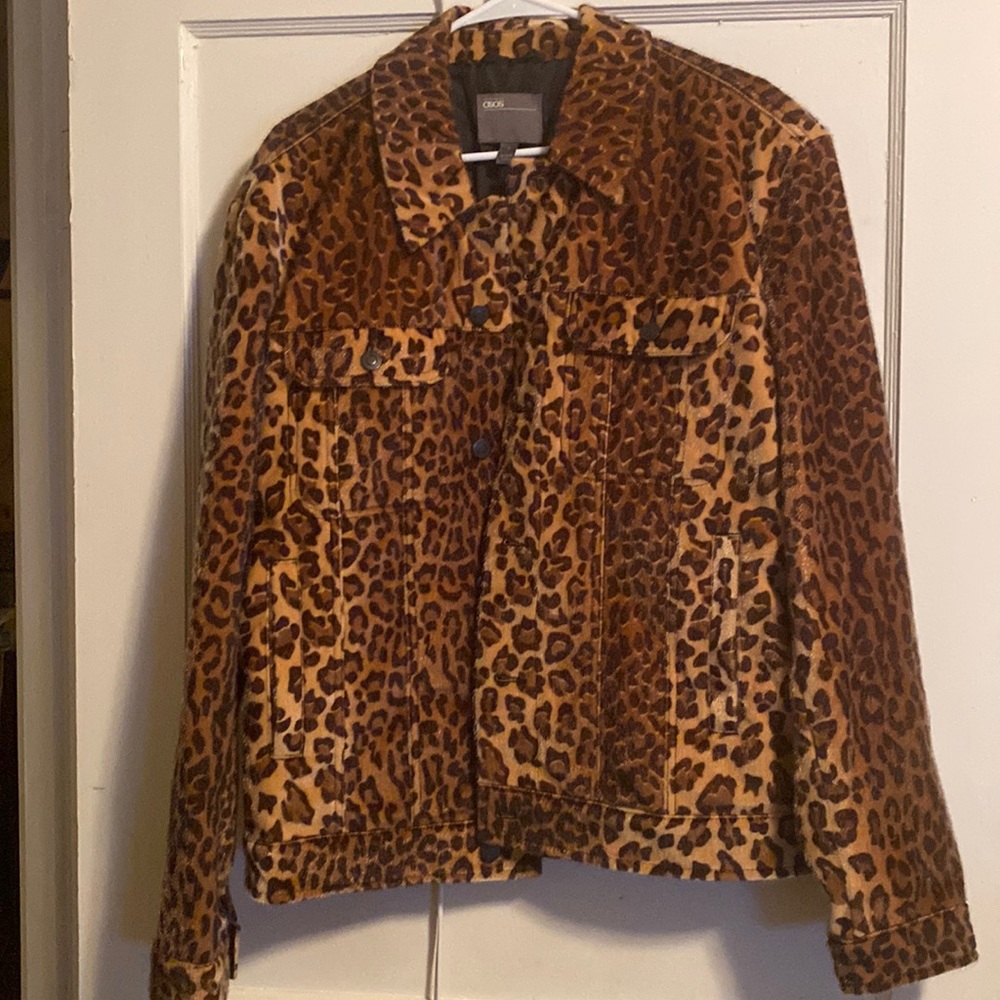 Women Animal Print Jacket Medium